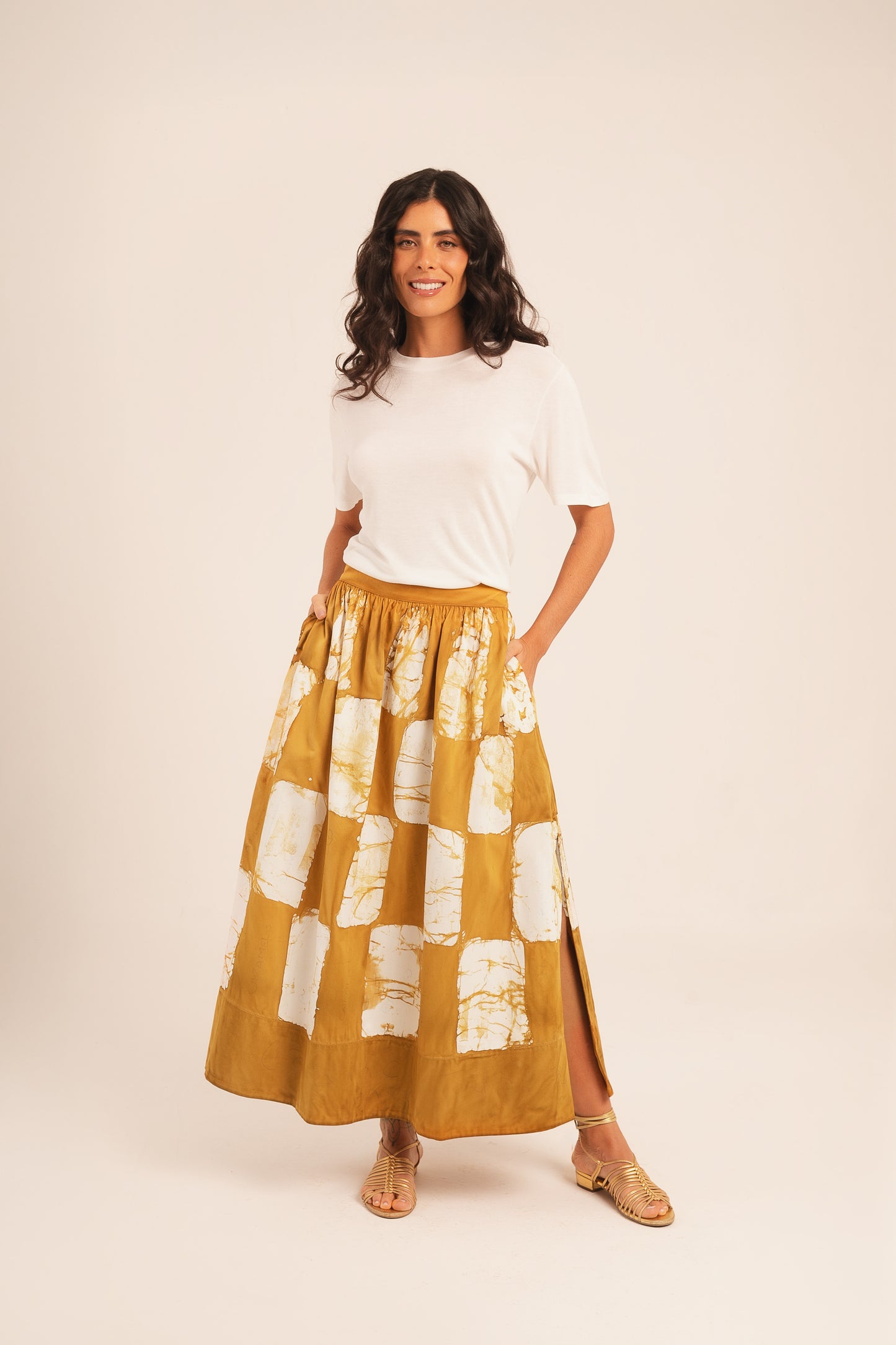 Saia Quadriculada Batik