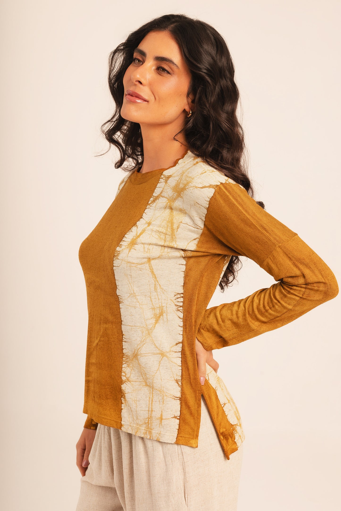 Blusa Manga Longa Batik