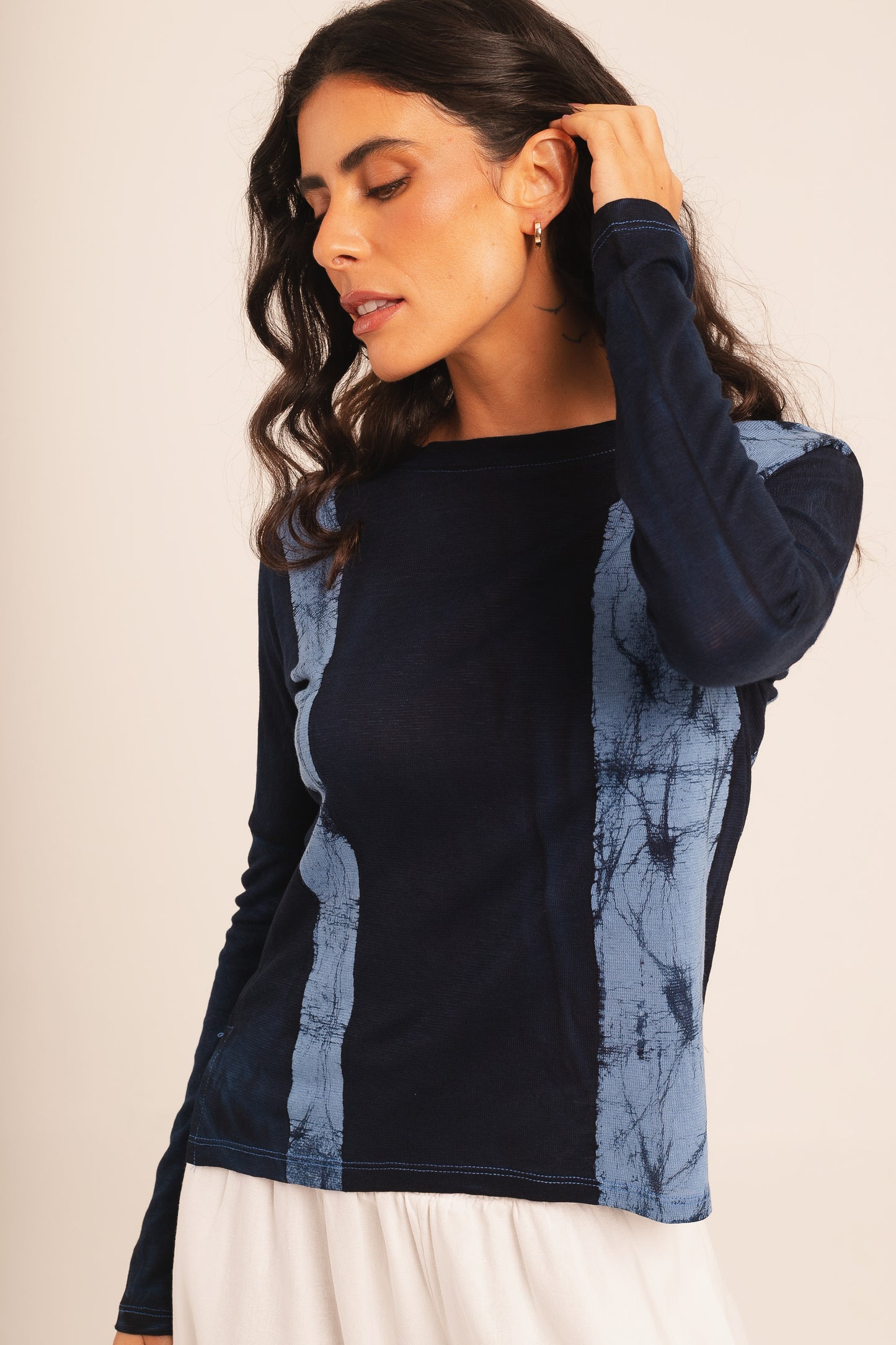 Blusa Manga Longa Batik